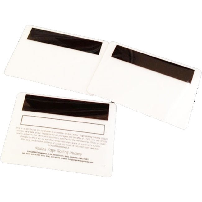 Load image into Gallery viewer, 3 - Part Security Obscuration Barcode Laminate Pouch 54x86mm Multipack (500) - Elmstok Ltd
