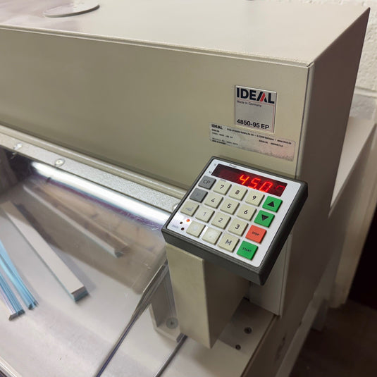 Pre-owned IDEAL 4850-95EP Programmable Guillotine