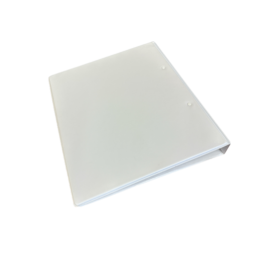 Panorama White 2D Ring Presentation File Binders A4 25mm Spine - Pack of 10