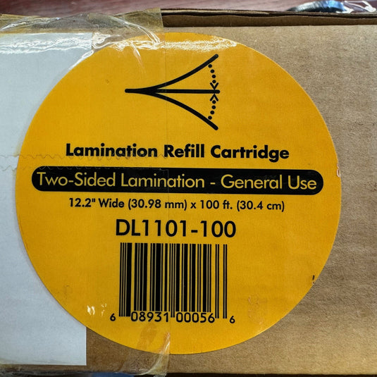 Xyron 1200 DL1101-100 Clear Double Laminate Cold Refill Cartridge