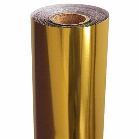 Load image into Gallery viewer, Digital Gold Colour Transfer Foil Roll 315mm x 100metres ELM315BFG
