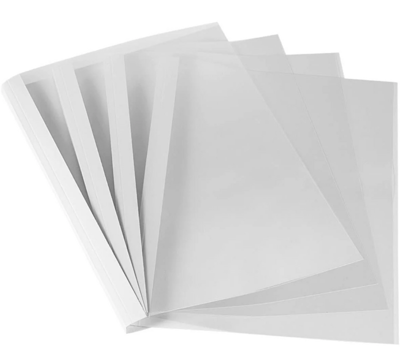 Load image into Gallery viewer, Clear-Front White-Back A4 Thermal Binding Covers
