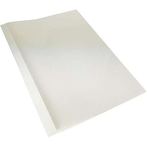 Load image into Gallery viewer, Clear-Front White-Back A4 Thermal Binding Covers
