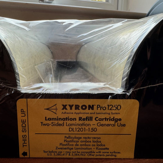 Xyron 1250 DL1201-150 Clear Double Laminate Cold Refill Cartridge