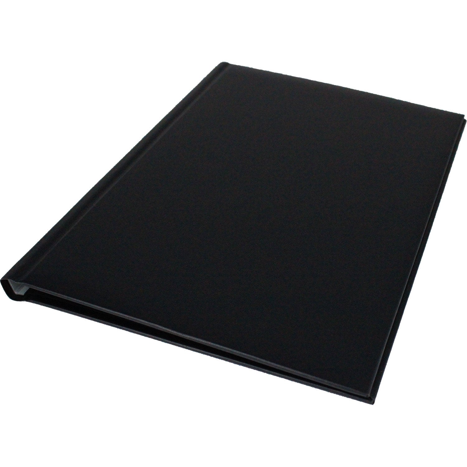 A4 Black Padded Leatherette Deluxe Impressbind/Channelbind Binding ...