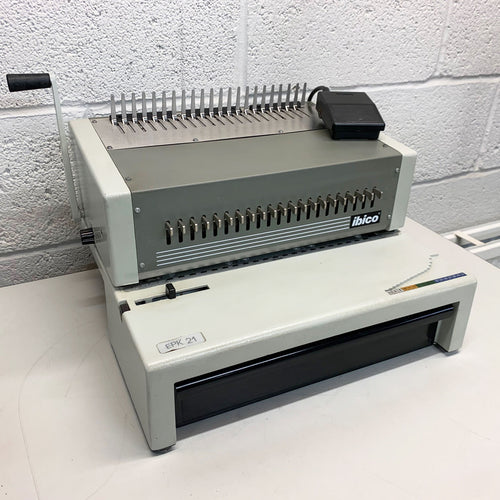 Pre-owned Ibico / GBC EPK21 H/Duty Comb Punch & Binder-127369