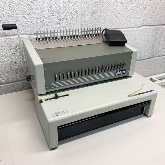 Pre-owned Ibico / GBC EPK21 H/Duty Comb Punch & Binder-127369