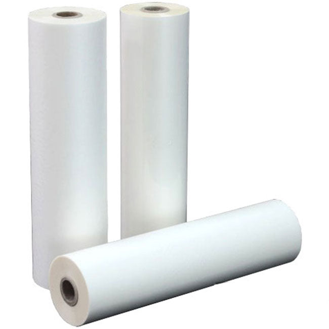 Load image into Gallery viewer, Low-Melt Matt Laminate Film 685mm x 100m 125micron 58mm/2&quot; Core - (1 Roll)
